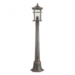 Odeon light 4044/1F NATURE ODL18 657 коричневый/патина Уличный светильник, 103см IP44 E27 60W 220V VIRTA 